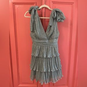 MABLE Blue Shimmer Layered dress, never worn